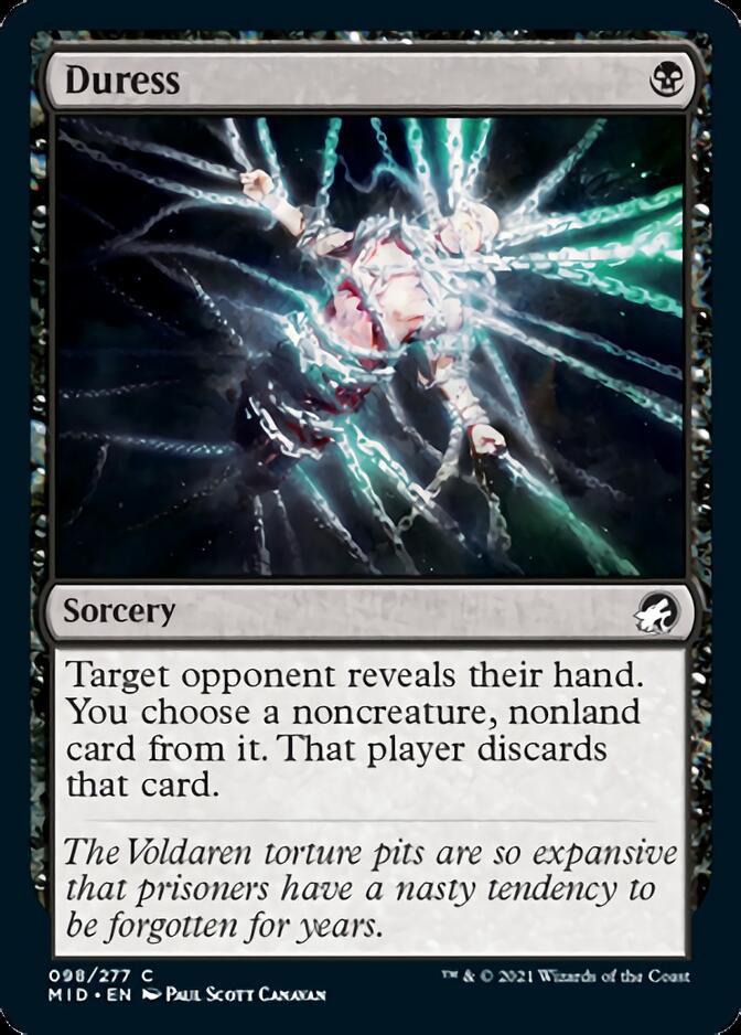 Duress [Innistrad: Midnight Hunt] (MID 98)