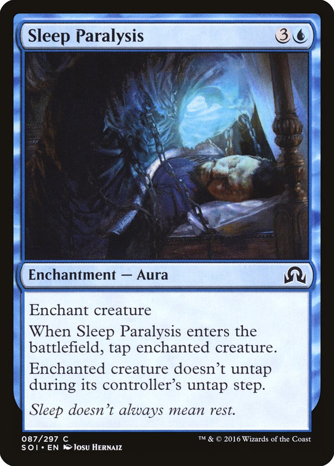 Sleep Paralysis [Shadows over Innistrad] (SOI 87)