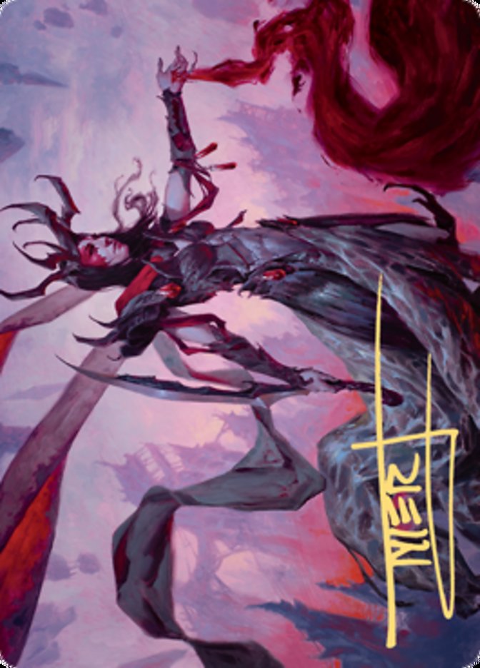 Drana, the Last Bloodchief // Drana, the Last Bloodchief (Art Series) [Zendikar Rising Art Series] (AZNR 54)