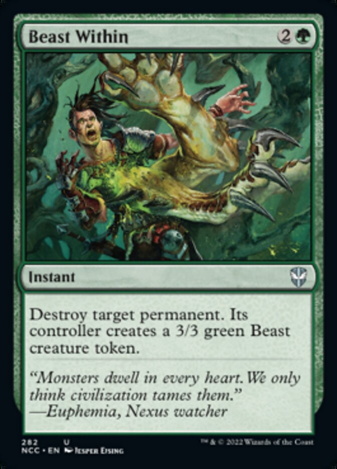 Beast Within [Streets of New Capenna Commander] (NCC 282)