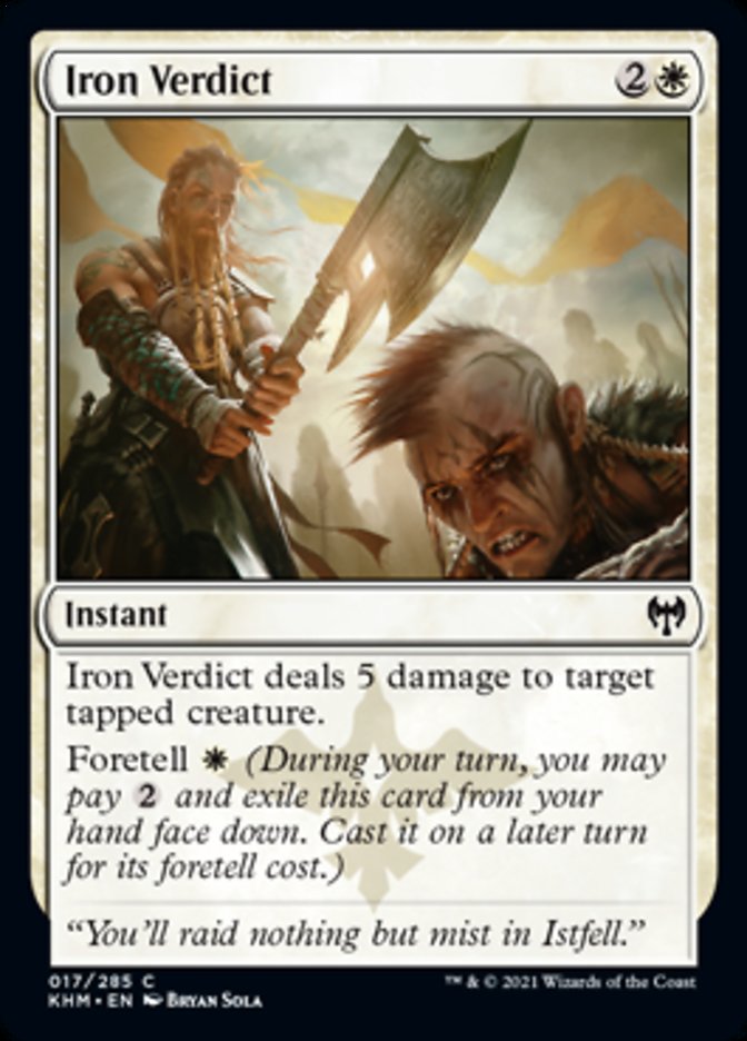 Iron Verdict [Kaldheim] (KHM 17)