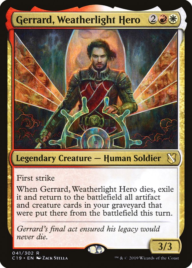 Gerrard, Weatherlight Hero [Commander 2019] (C19 41)