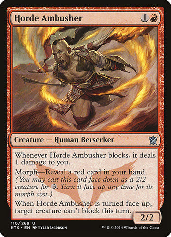 Horde Ambusher [Khans of Tarkir] (KTK 110)