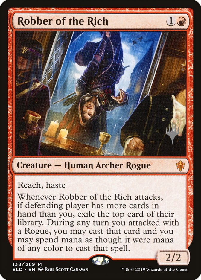 Robber of the Rich (Promo Pack) [Throne of Eldraine Promos] (PELD 138P)