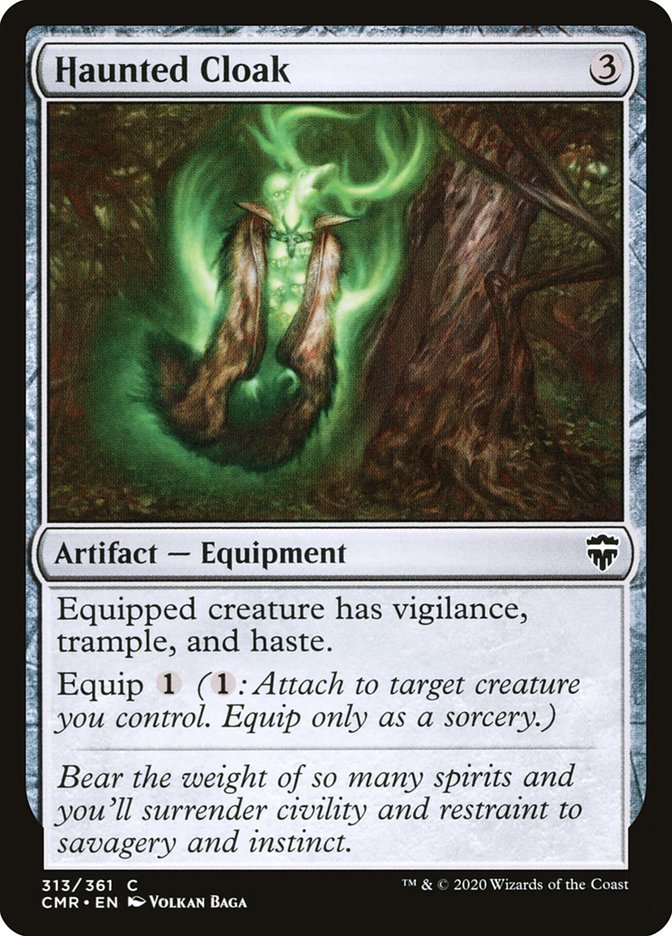 Haunted Cloak [Commander Legends] (CMR 313)