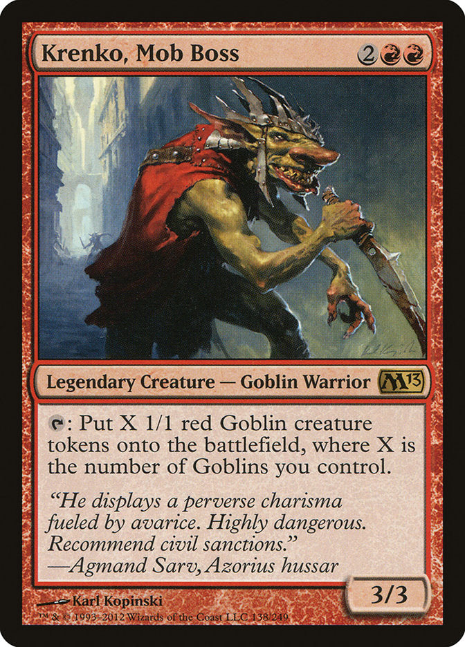 Krenko, Mob Boss [Magic 2013] (M13 138)