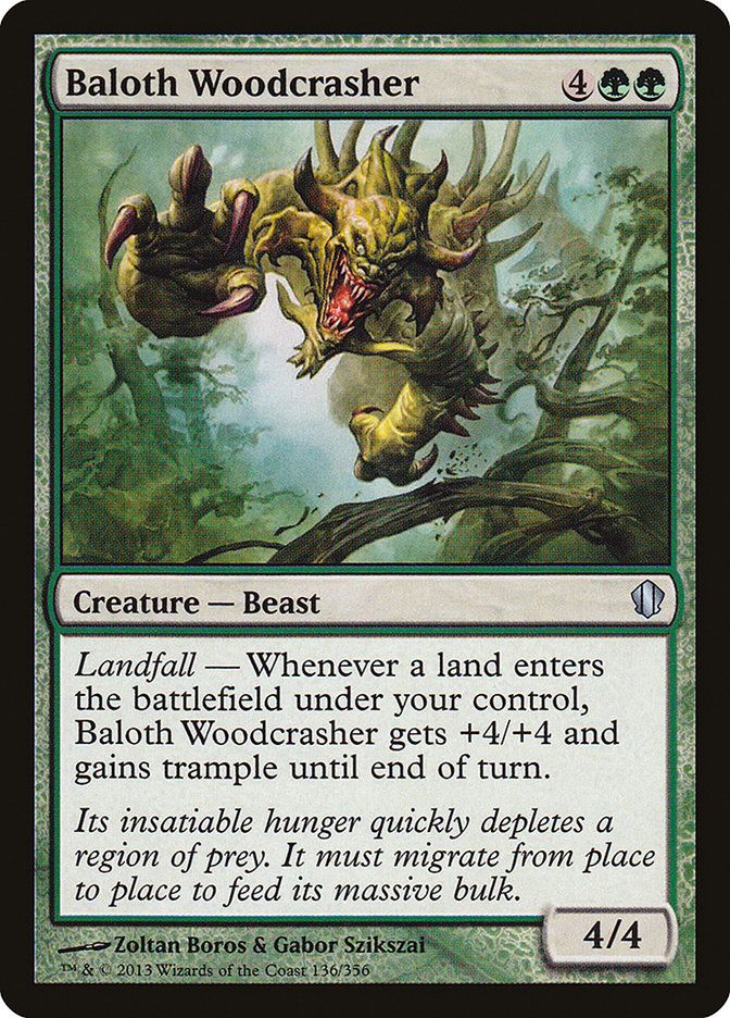 Baloth Woodcrasher [Commander 2013] (C13 136)