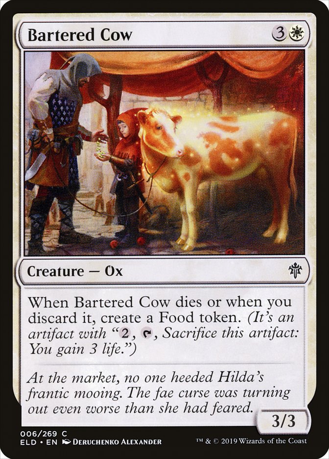 Bartered Cow [Throne of Eldraine] (ELD 6)
