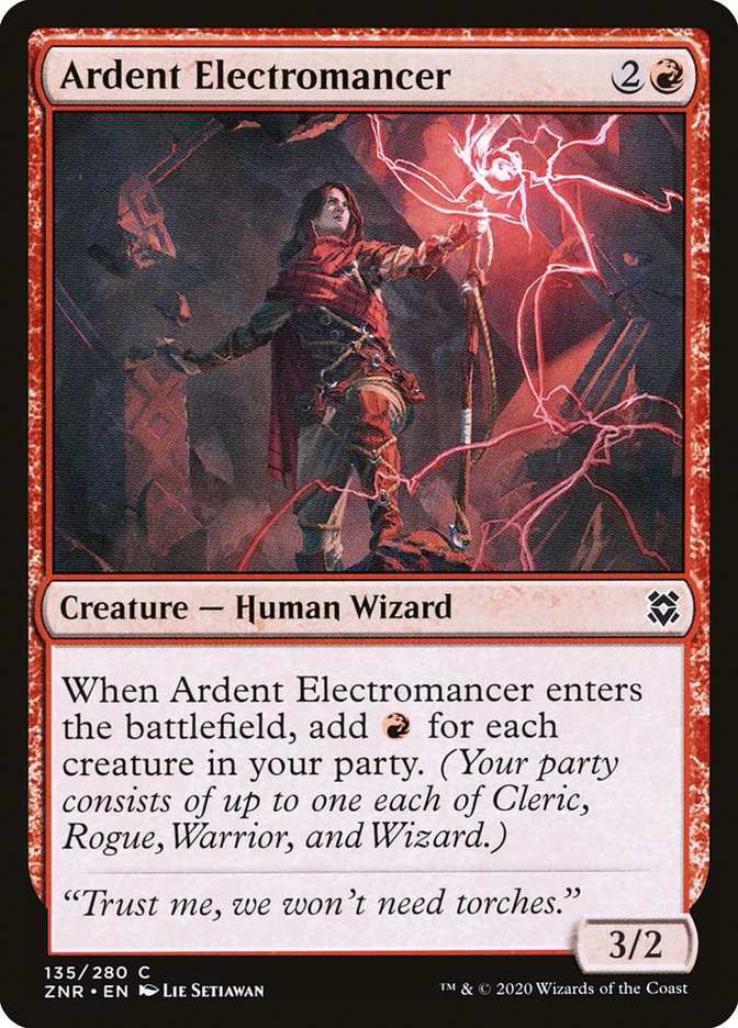Ardent Electromancer [Zendikar Rising] (ZNR 135)