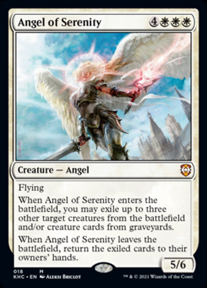 Angel of Serenity [Kaldheim Commander] (KHC 18)