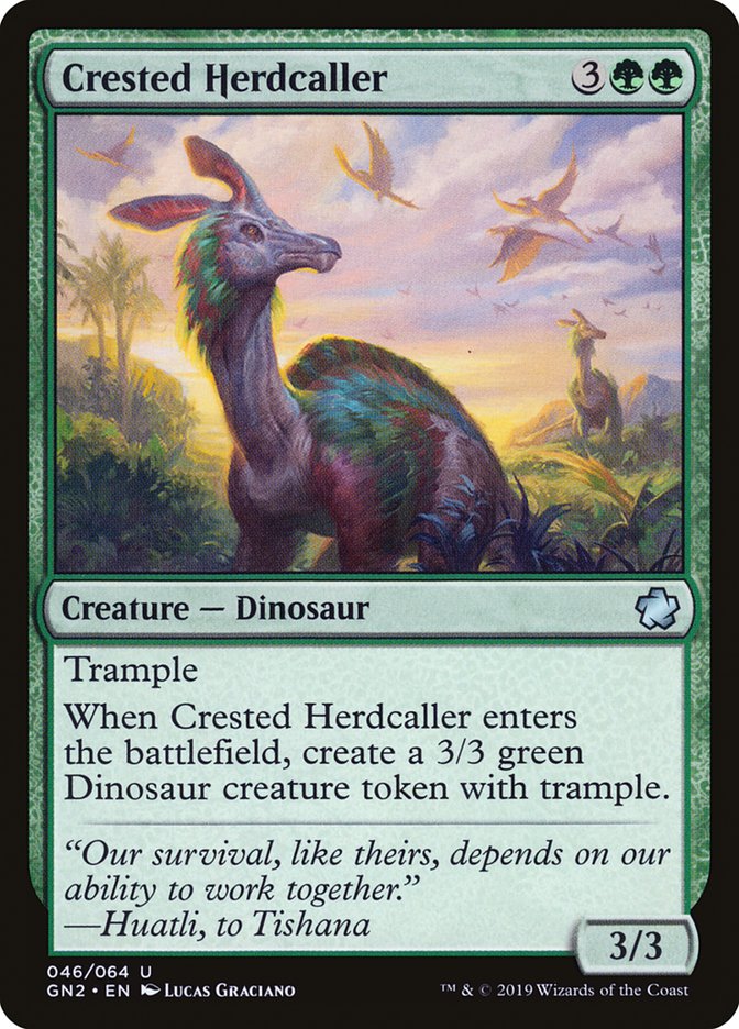 Crested Herdcaller [Game Night 2019] (GN2 46)