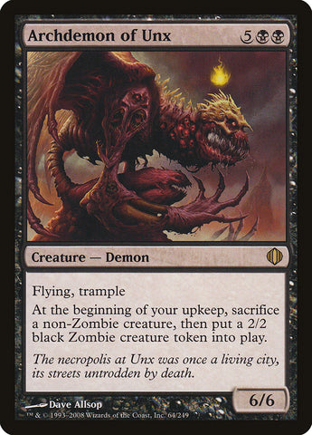 Archdemon of Unx [Shards of Alara] (ALA 64)