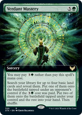 Verdant Mastery (Extended) [Strixhaven: School of Mages] (STX 320)