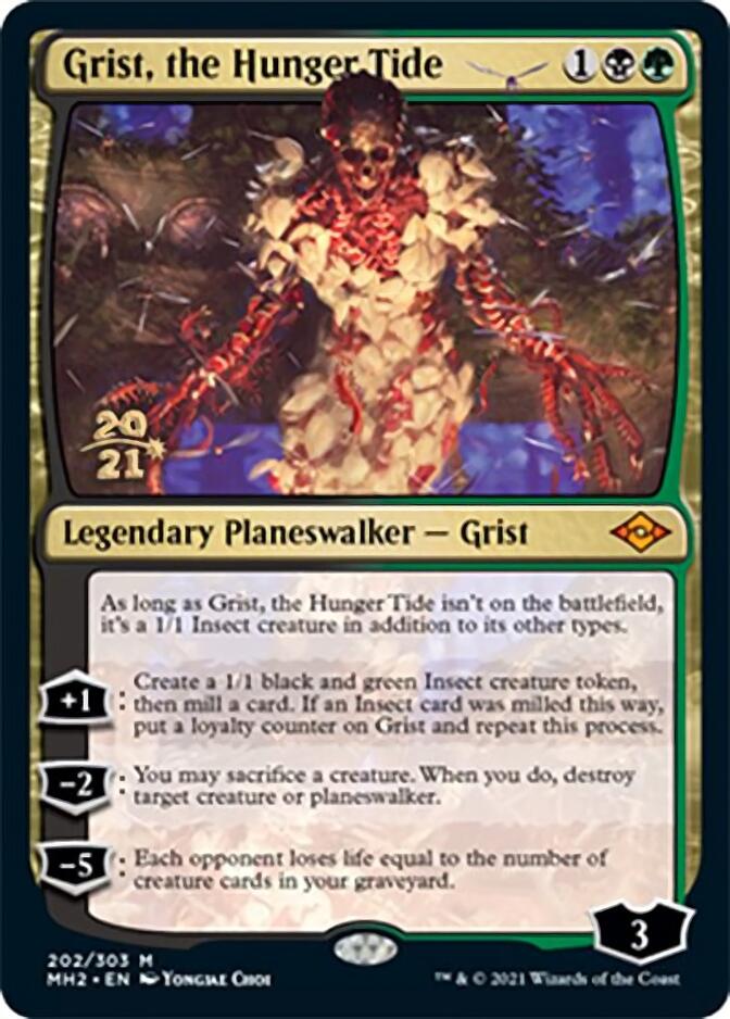 Grist, the Hunger Tide [Modern Horizons 2 Prerelease Promos] (PMH2 202)