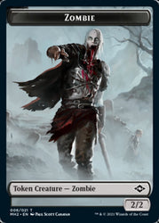 Clue Token (#14) // Zombie Token [Modern Horizons 2 Tokens] (TMH2 14)
