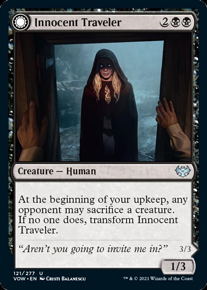 Innocent Traveler // Malicious Invader [Innistrad: Crimson Vow] (VOW 121)