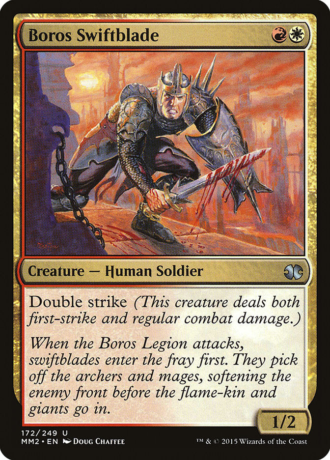 Boros Swiftblade [Modern Masters 2015] (MM2 172)