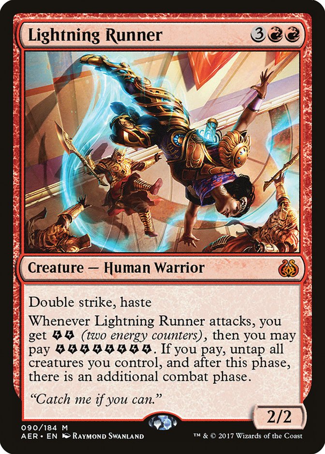 Lightning Runner [Aether Revolt] (AER 90)