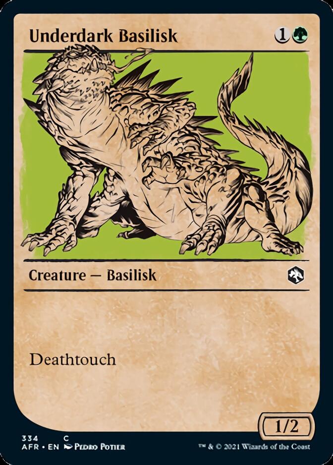 Underdark Basilisk (Showcase) [Dungeons & Dragons: Adventures in the Forgotten Realms] (AFR 334)