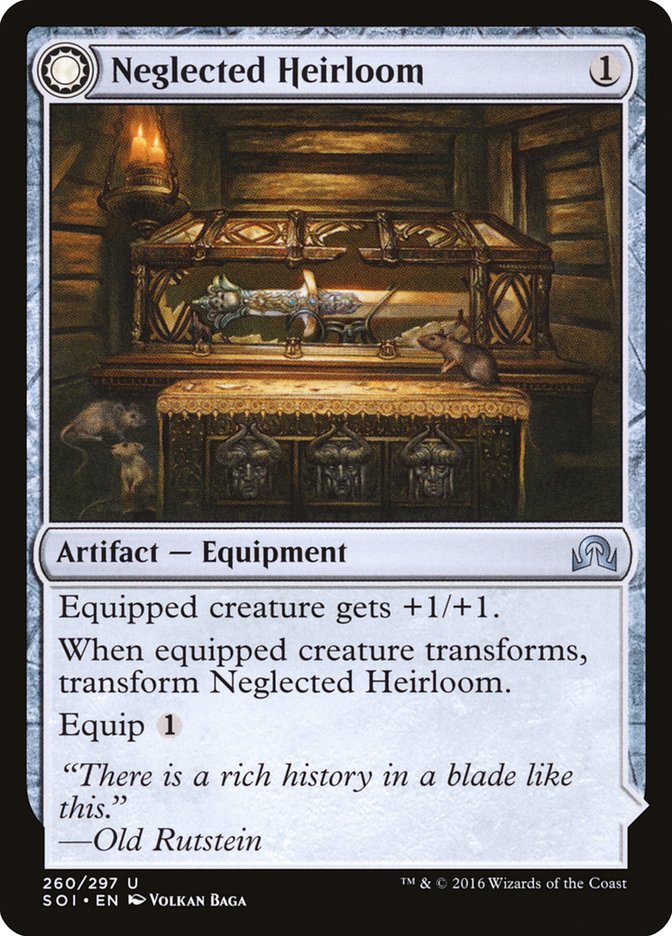 Neglected Heirloom // Ashmouth Blade [Shadows over Innistrad] (SOI 260)