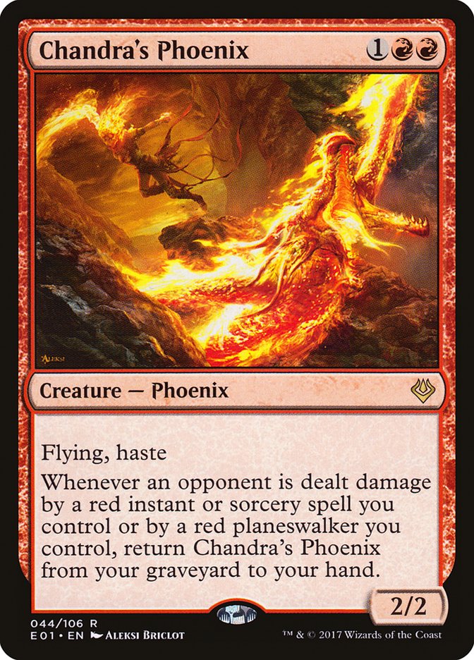 Chandra's Phoenix [Archenemy: Nicol Bolas] (E01 44)