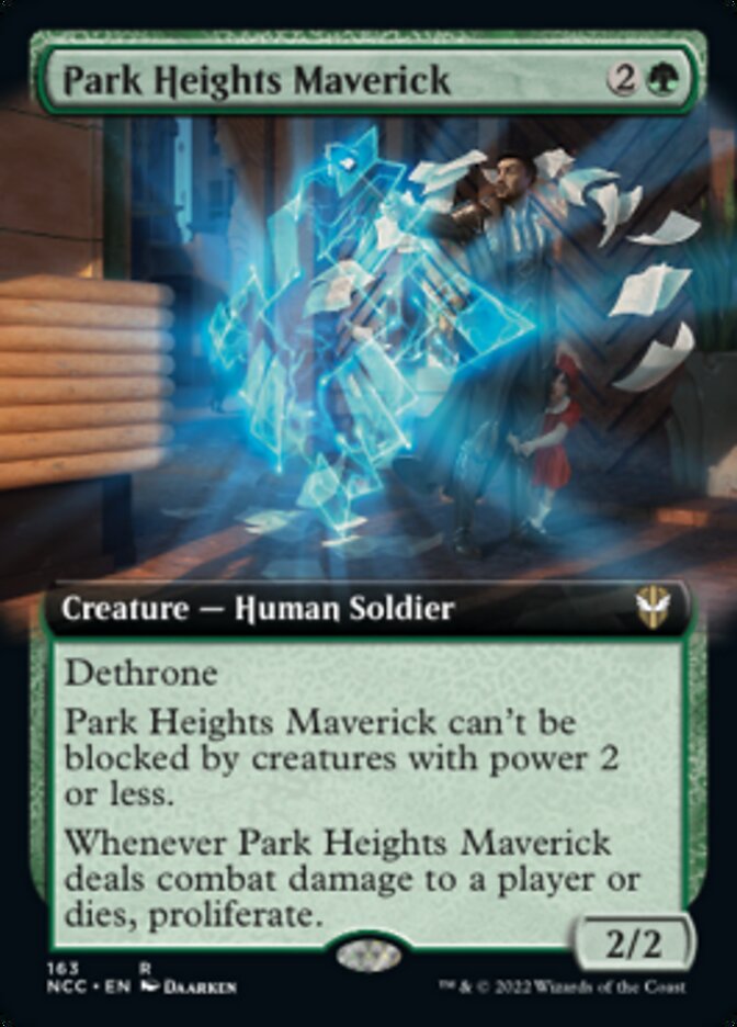 Park Heights Maverick (Extended Art) [Streets of New Capenna Commander] (NCC 163)