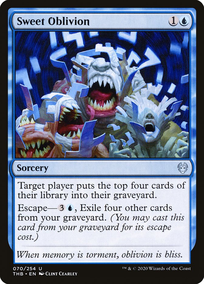 Sweet Oblivion [Theros Beyond Death] (THB 70)