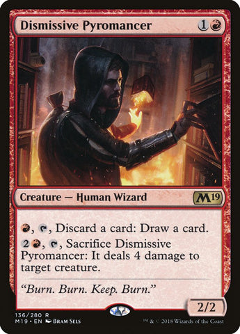 Dismissive Pyromancer [Core Set 2019] (M19 136)