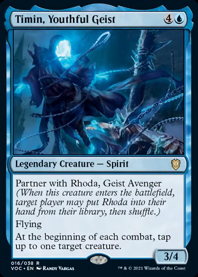 Timin, Youthful Geist [Innistrad: Crimson Vow Commander] (VOC 16)