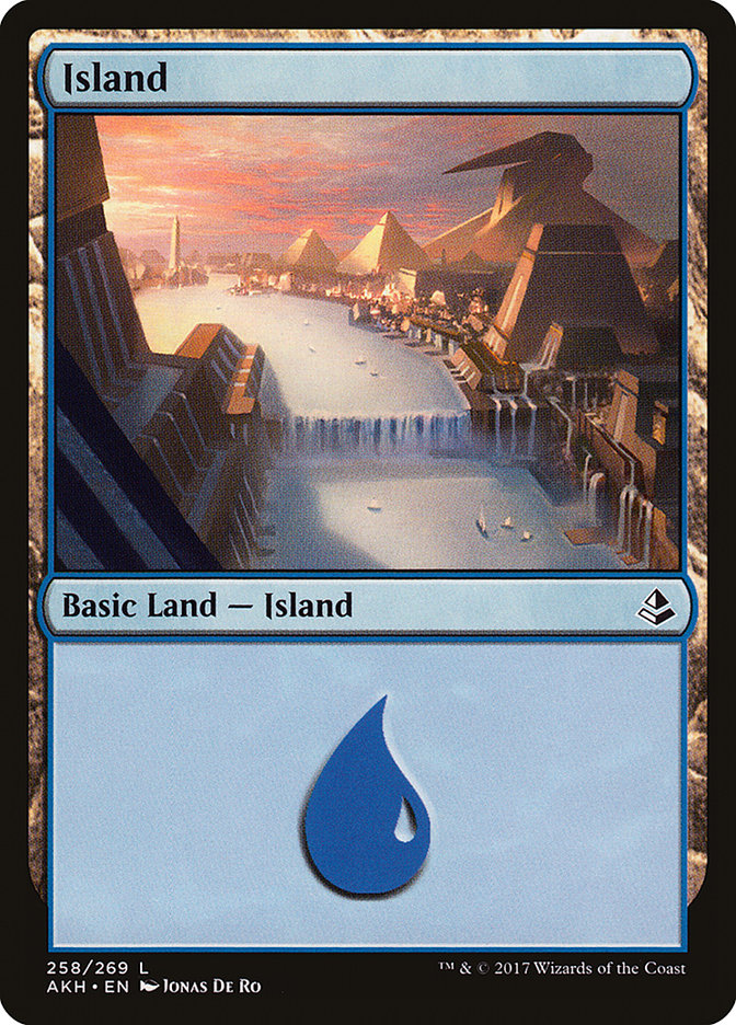 Island (#258) [Amonkhet] (AKH 258)