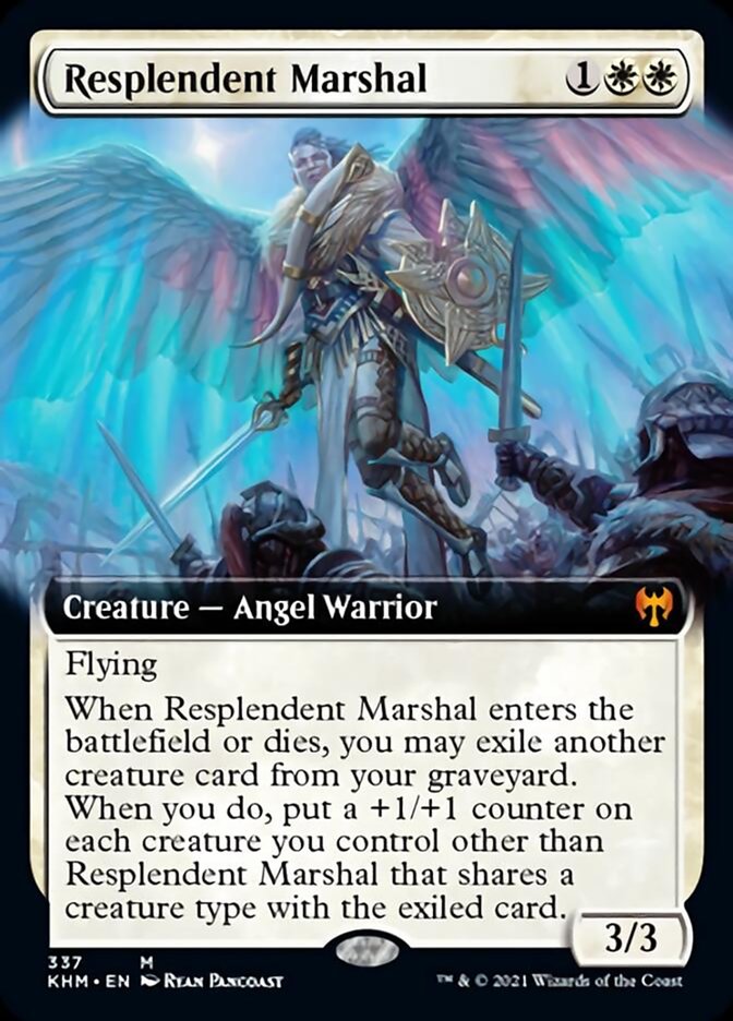 Resplendent Marshal (Extended Art) [Kaldheim] (KHM 337)