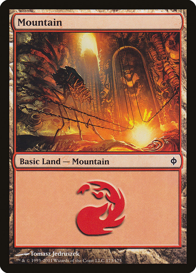 Mountain (#173) [New Phyrexia] (NPH 173)