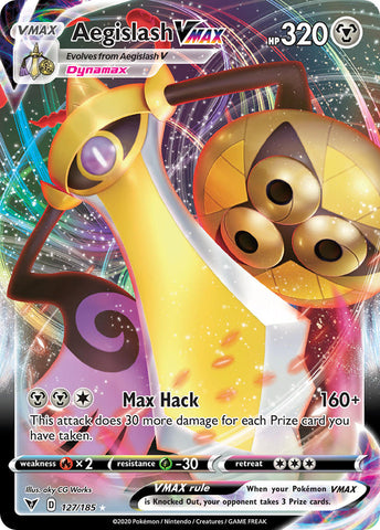 Aegislash VMAX (127) [Sword & Shield: Vivid Voltage]