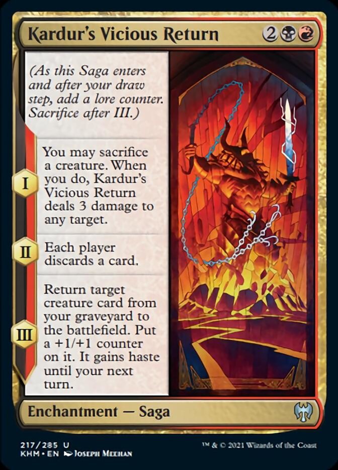 Kardur's Vicious Return [Kaldheim] (KHM 217)