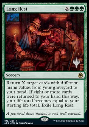 Long Rest (Promo Pack) [Dungeons & Dragons: Adventures in the Forgotten Realms Promos] (PAFR 193)