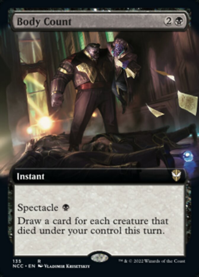 Body Count (Extended Art) [Streets of New Capenna Commander] (NCC 135)