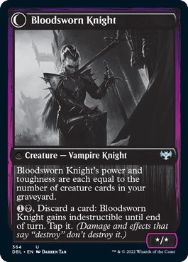 Bloodsworn Squire // Bloodsworn Knight [Innistrad: Double Feature] (DBL 364)