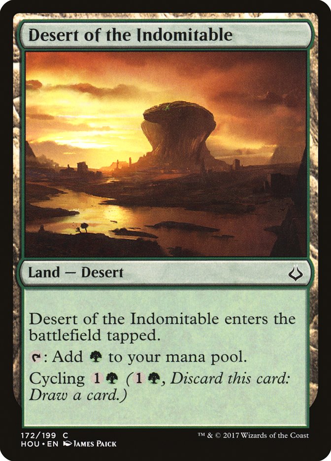 Desert of the Indomitable [Hour of Devastation] (HOU 172)
