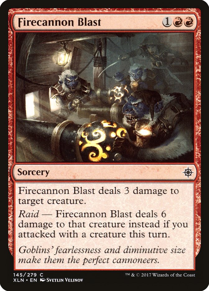 Firecannon Blast [Ixalan] (XLN 145)
