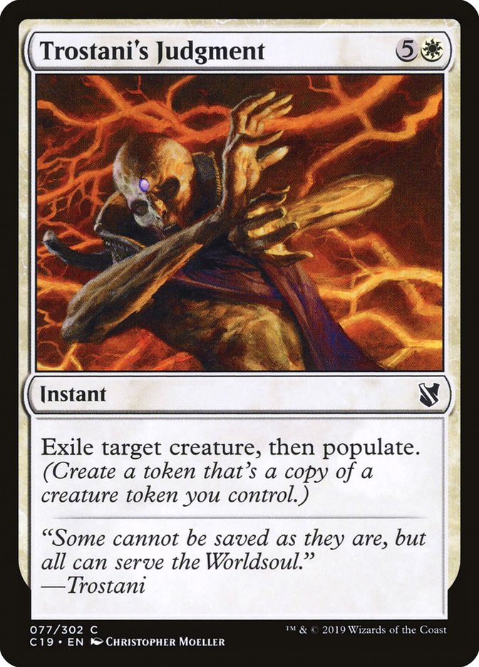 Trostani's Judgment [Commander 2019] (C19 77)