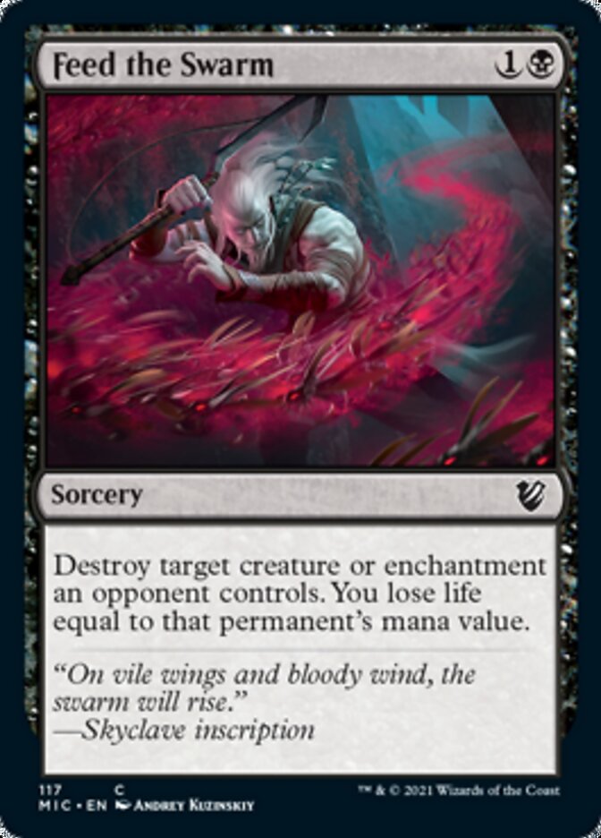 Feed the Swarm [Innistrad: Midnight Hunt Commander] (MIC 117)