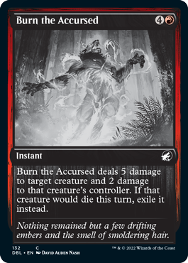Burn the Accursed [Innistrad: Double Feature] (DBL 132)