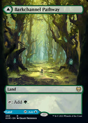 Barkchannel Pathway // Tidechannel Pathway (Extended Art) [Kaldheim] (KHM 290)