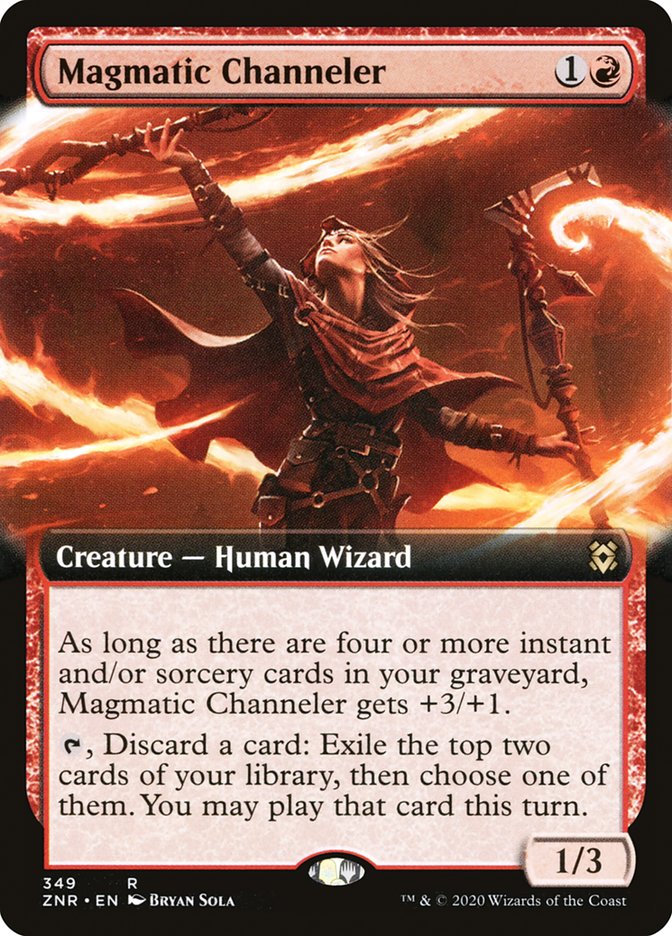 Magmatic Channeler (Extended Art) [Zendikar Rising] (ZNR 349)