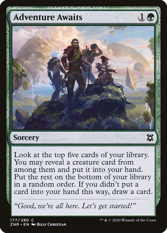 Adventure Awaits [Zendikar Rising] (ZNR 177)