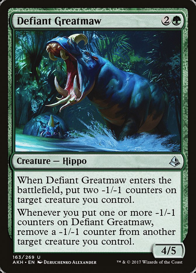 Defiant Greatmaw [Amonkhet] (AKH 163)