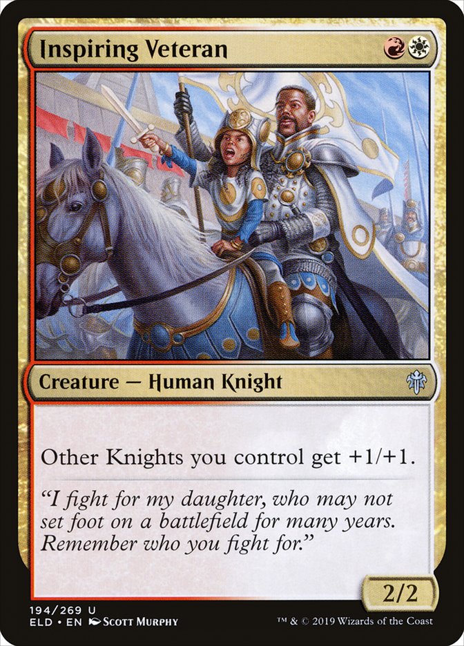 Inspiring Veteran [Throne of Eldraine] (ELD 194)