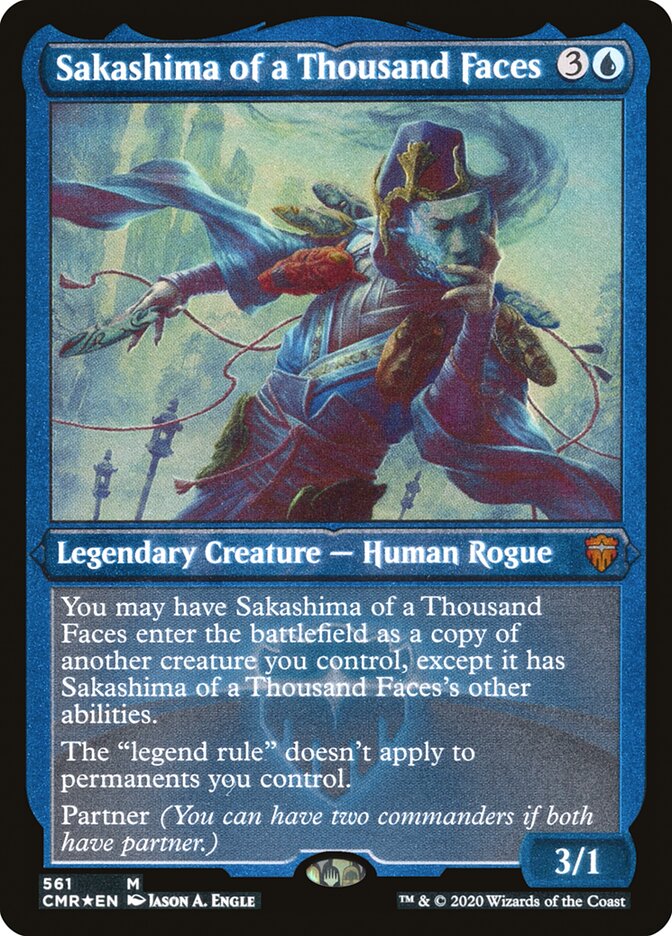Sakashima of a Thousand Faces [Commander Legends Etched] (PCMR 561)