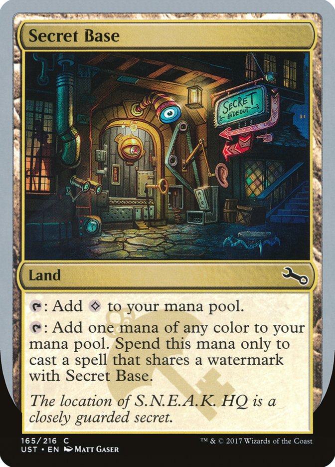 Secret Base [Unstable] (UST 165B)