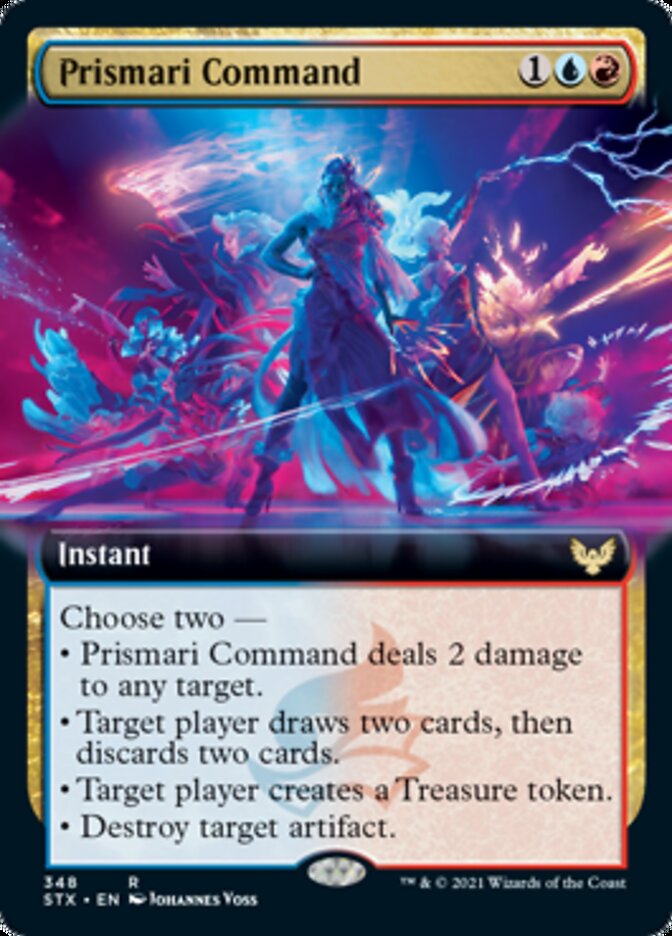Prismari Command (Extended) [Strixhaven: School of Mages] (STX 348)